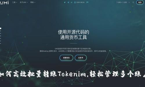 如何高效批量转账Tokenim，轻松管理多个账户