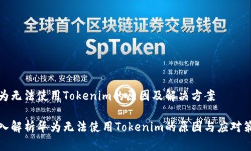 华为无法使用Tokenim的原因及解决方案

深入解析华为无法使用Tokenim的原因与应对策略