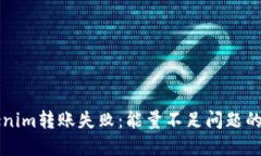 解决Tokenim转账失败：能量不足问题的全面指南